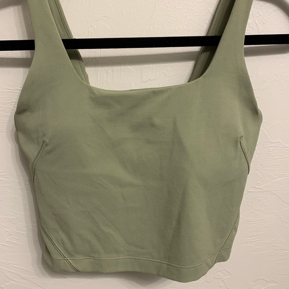 lululemon athletica Tops - Lululemon Nulu Fold Tight Crop Yoga Tank Top
Rosemary Green